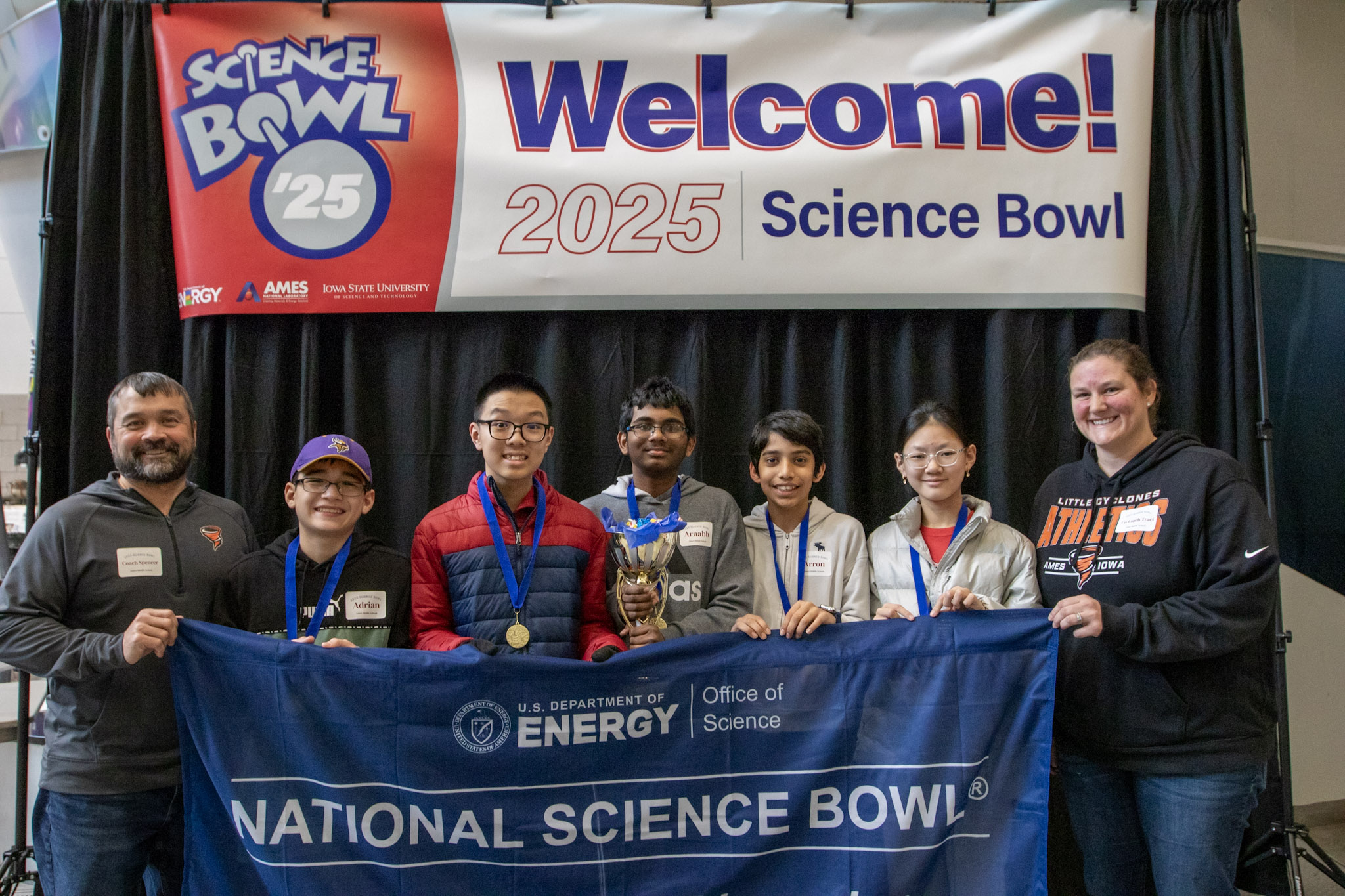 Ames Middle School Science Bowl Team