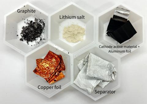 Photo of recovered items using BRAWS technology.