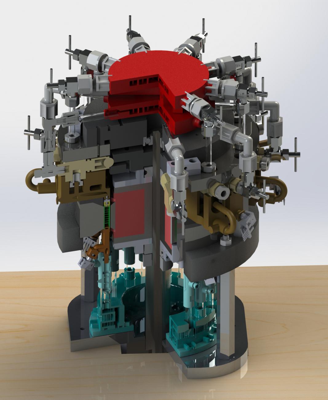 Image of heat pump designed by the Ames Lab team.