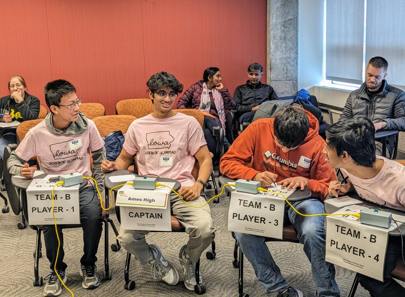 Students at 2024 High School Science Bowl