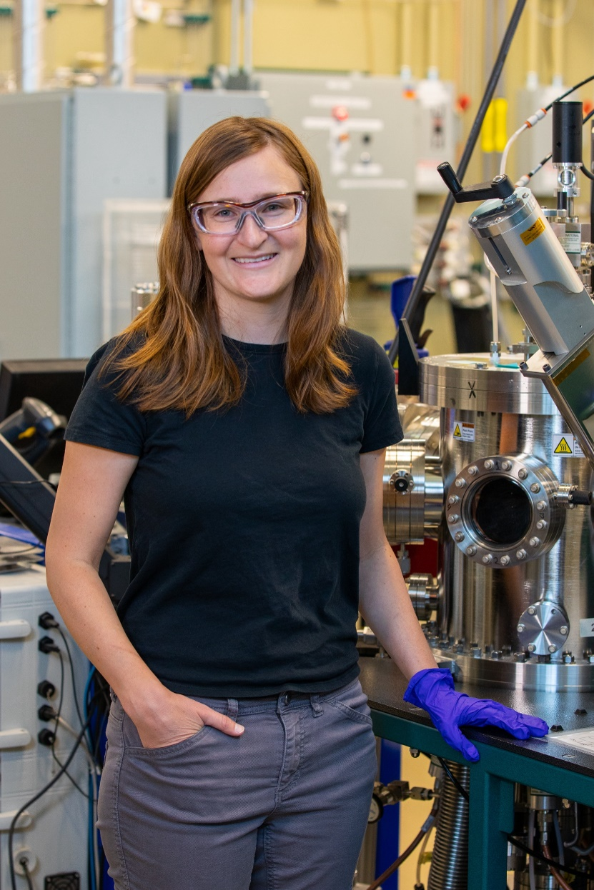 image of person standing in a research laboratory