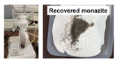 image of recovered monazite